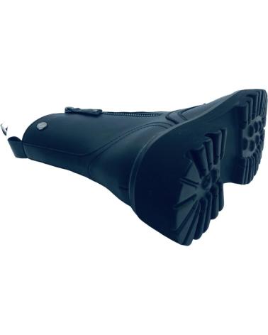 XTI BIKER STYLE ANKLE BOOT WITH ZIP AND LACES BLACK 14442802 NEGRO