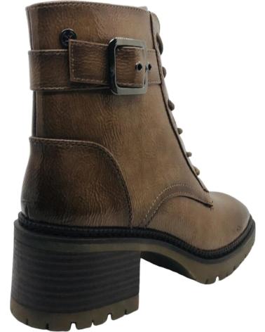 XTI 144275 BEIGE ANKLE BOOT WITH HEEL, LACES AND BUCKLE BEIGE
