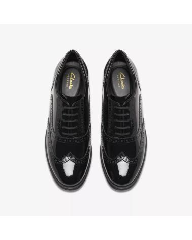 CLARKS ZAPATOS CASUAL MUJER MODELO HAVISHAM OAK PAT COLOR NEGRO BLA BLACK