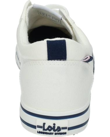 LOIS JEANS TÉNIS 61376 BRANCOS COM DETALHES AZUIS BLANCO