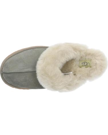 Pantoufles pour Femme ugg 1122550 W DISQUETTE MOSS GREEN - MUTED BRASS