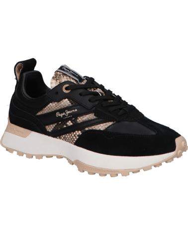 SNEAKERS PEPE JEANS LUCKY FENIX W PLS600019 999BLACK 999BLACK
