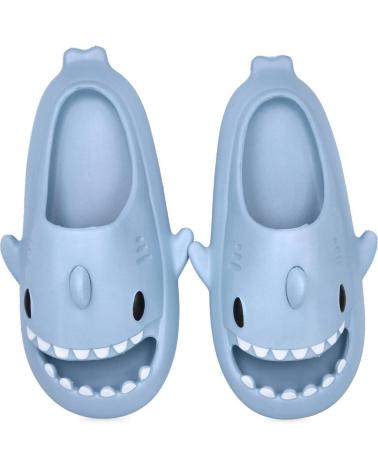 KINDER-FLIP-FLOPS L&R SHOES SB9424 HAIFISCH-DESIGN HELLBLAU CELESTE