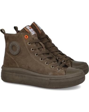 SAPATILHAS ALTAS REFRESH 172303 CAMURÇA CÁQUI KAKI