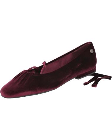 XTI BALLERINE IN VELLUTO CON NASTRI MODELLO 144699 BORDEAUX BURDEOS