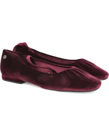 XTI BALLERINE IN VELLUTO CON NASTRI MODELLO 144699 BORDEAUX BURDEOS