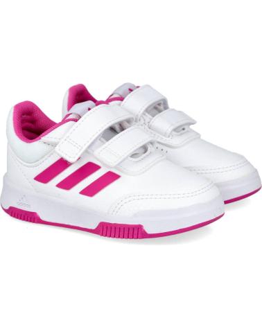 ZAPATILLAS ADIDAS TENSAUR HOOK AND LOOP GW6468 BLANCAS FUCSIA BLANCO