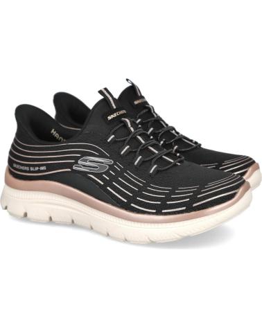 SKECHERS 150611 BKRG SLIP IN SUMMITS PLUS NEGRO