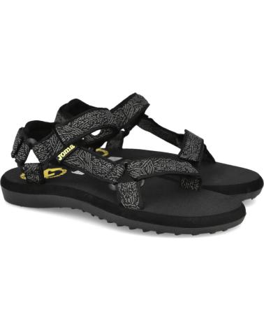 JOMA S-LEO-LADY-2501 VERSTELLBARE SCHWARZE FREIZEITSANDALEN NEGRO