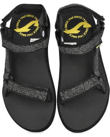 JOMA S-LEO-LADY-2501 VERSTELLBARE SCHWARZE FREIZEITSANDALEN NEGRO