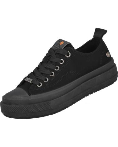 REFRESH 173073 ZAPATILLAS BAJAS DE SERRAJE NEGRO NEGRO