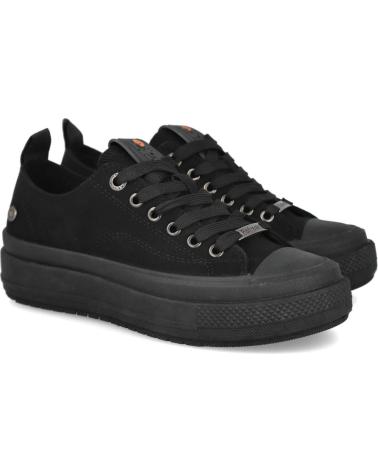 REFRESH 173073 ZAPATILLAS BAJAS DE SERRAJE NEGRO NEGRO