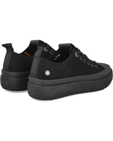 REFRESH 173073 ZAPATILLAS BAJAS DE SERRAJE NEGRO NEGRO