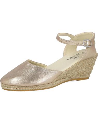 L&R SHOES ESPADRILLES 088-7 EN ESPARTO COULEUR OR ORO