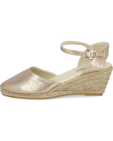 L&R SHOES ESPADRILLES 088-7 EN ESPARTO COULEUR OR ORO