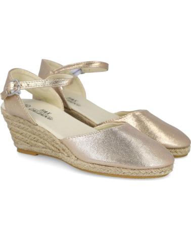 L&R SHOES ESPADRILLES 088-7 EN ESPARTO COULEUR OR ORO