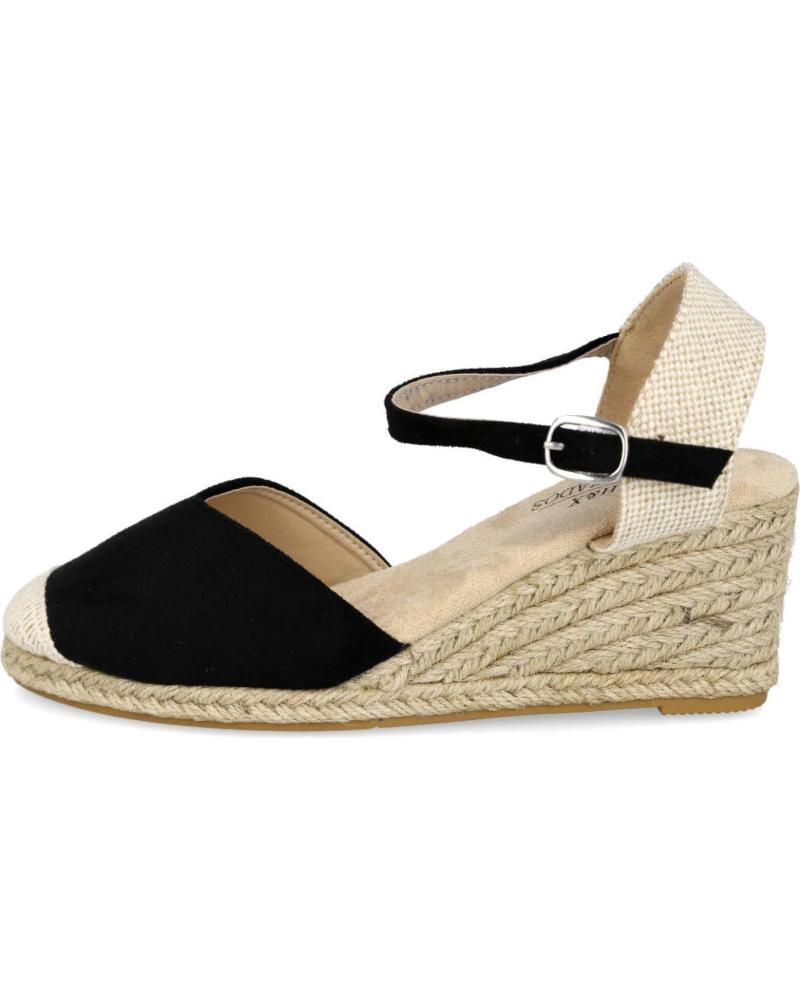 ALPARGATAS L&R SHOES 4466 DE ESPARTO NEGRO NEGRO