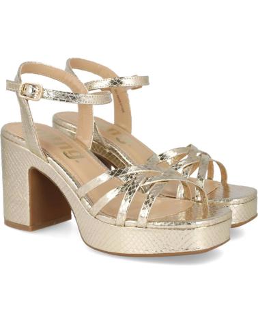 MTNG BRITT 59609 SANDÁLIAS PLATAFORMA OURO METALIZADAS ORO