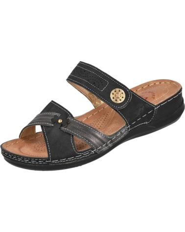 L&R SHOES H5035 NOIRES PLATES NEGRO