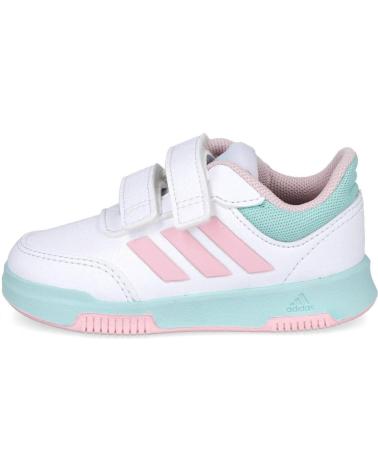 ADIDAS TENSAUR HOOK AND LOOP JQ2876 BIANCO ROSA VERDE BLANCO