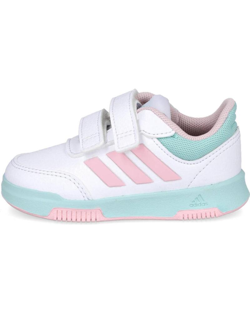 ADIDAS TENSAUR HOOK AND LOOP JQ2876 BIANCO ROSA VERDE BLANCO