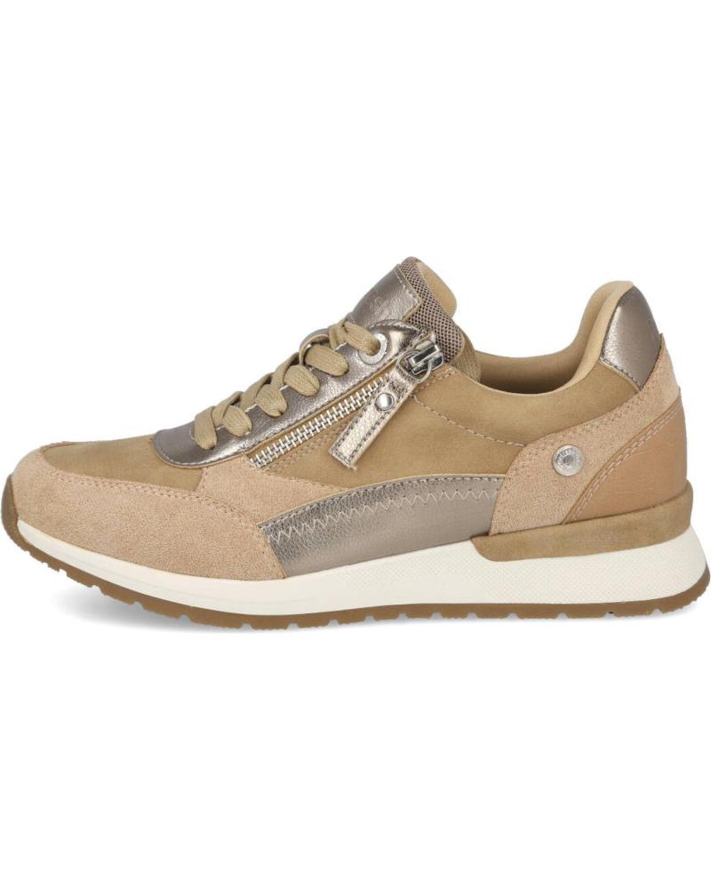 REFRESH 172959 CASUAL SNEAKERS BEIGE WITH ZIPPER BEIG