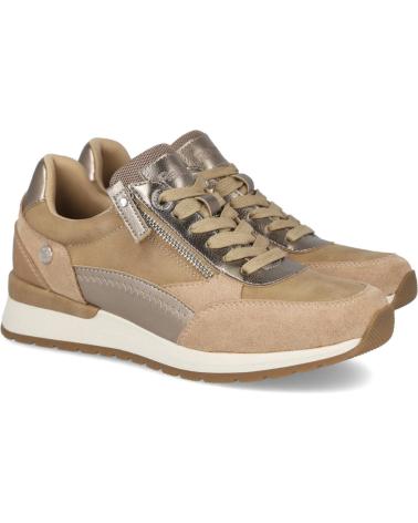 REFRESH 172959 CASUAL SNEAKERS BEIGE WITH ZIPPER BEIG