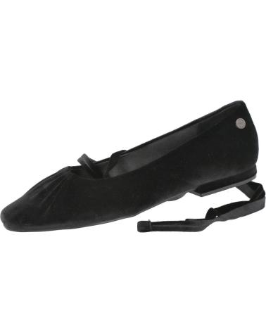 XTI 144699 BALLERINE IN VELLUTO CON NASTRI NERE NEGRO
