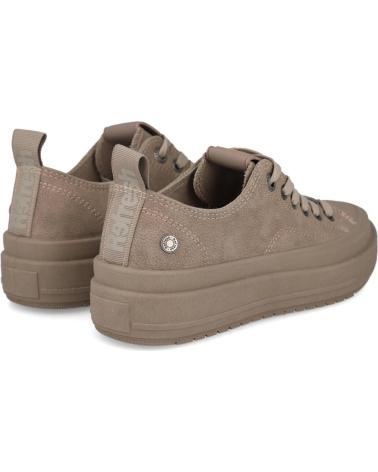 REFRESH 173073 TÊNIS BAIXOS CAMURÇA TAUPE TAUPE