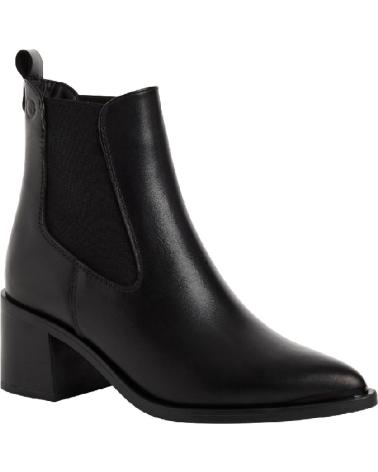 BOTAS CHELSEA TAMARIS 1-25301-45 NEGRO CON TACÓN BLOQUE NEGRO