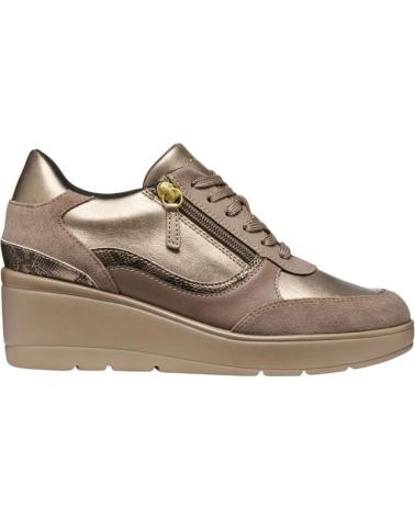 ZAPATILLAS CASUAL GEOX D ILDE A D46RAA0AJ22 TAUPE METALIZADO VARIOS COLORES