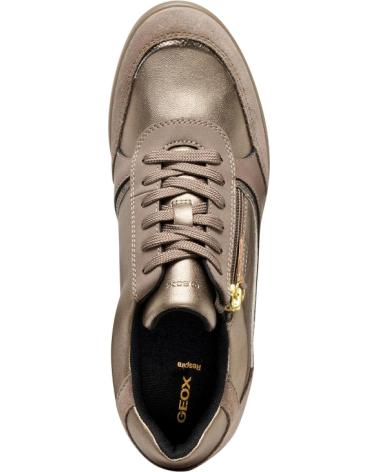 GEOX D ILDE A D46RAA0AJ22 METALLIC TAUPE CASUAL SNEAKERS VARIOS COLORES