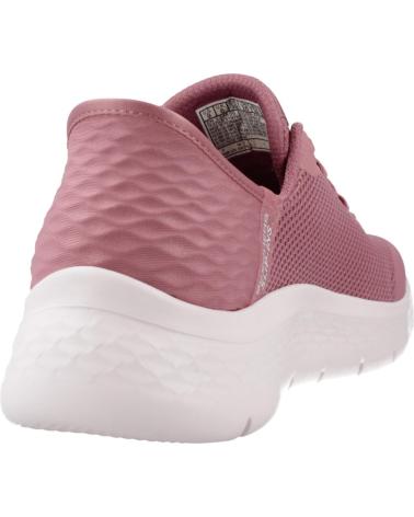 SKECHERS GO WALK FLEX SLIP-INS PINK SNEAKERS ROSA