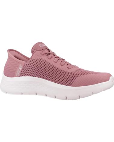 SKECHERS GO WALK FLEX SLIP-INS PINK SNEAKERS ROSA