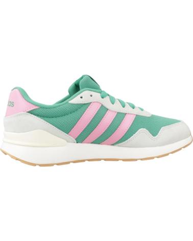 ADIDAS RUN 60S 4.0 - ZAPATILLAS CASUAL VERDE MENTA/ROSA CON DETALLES BLANCOS BLIPNK