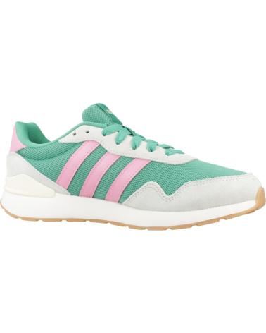 ADIDAS RUN 60S 4.0 - ZAPATILLAS CASUAL VERDE MENTA/ROSA CON DETALLES BLANCOS BLIPNK