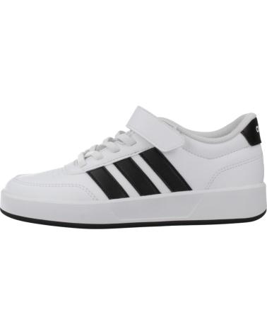 TÊNIS ADIDAS BREAKNET 3.0 EL INFANTIL, BRANCO/PRETO, REFERÊNCIA JS3688 WHITE