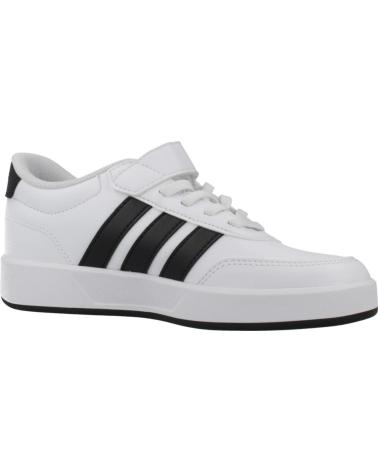 TÊNIS ADIDAS BREAKNET 3.0 EL INFANTIL, BRANCO/PRETO, REFERÊNCIA JS3688 WHITE