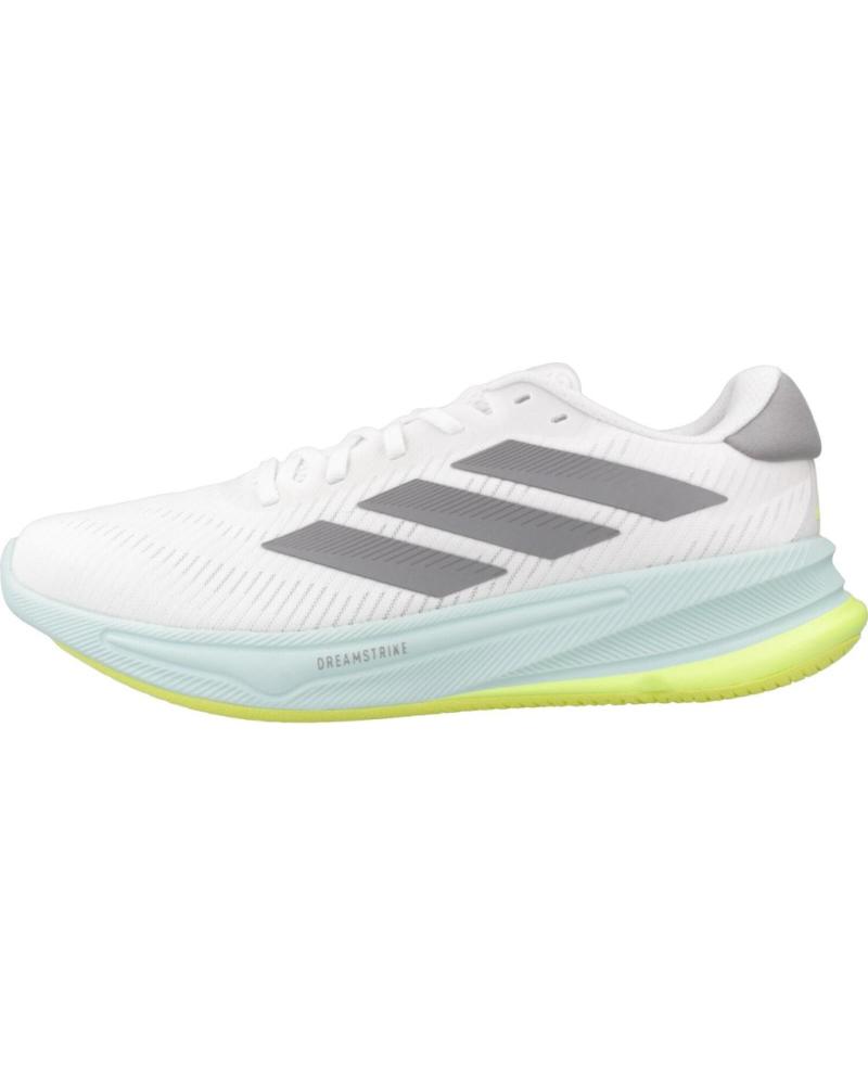 BASKETS ADIDAS SUPERNOVA EASE M JQ2511 BLANC GRIS NAN