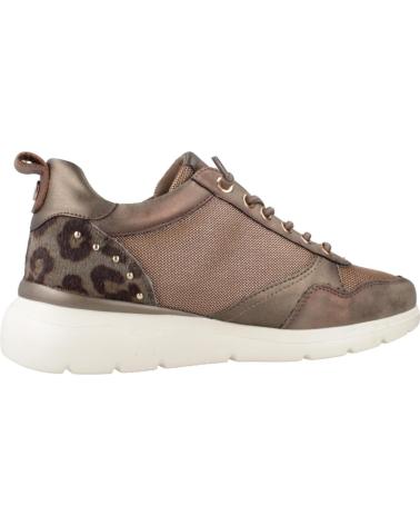 CARMELA 162513C TAUPE METALLIC ANIMAL PRINT SNEAKER WITH ZIPPER TAUPE