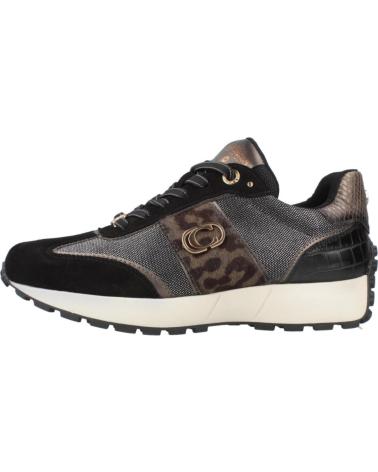 CARMELA TRAINERS 162702 ANIMAL PRINT BLACK NEGRO