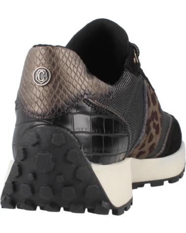 CARMELA TRAINERS 162702 ANIMAL PRINT BLACK NEGRO