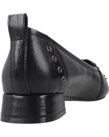 CARMELA 162709C - BALLERINE NERE A PUNTA CON FIBBIA NEGRO