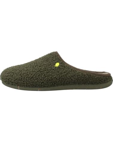 HOT POTATOES ZAPATILLAS HOGAR HOMBRE MODELO ANTWERP COLOR VERDE KAKI