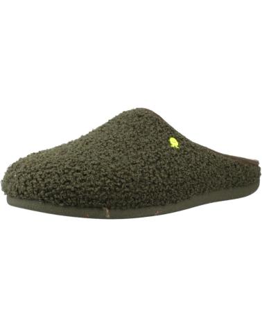 HOT POTATOES ZAPATILLAS HOGAR HOMBRE MODELO ANTWERP COLOR VERDE KAKI