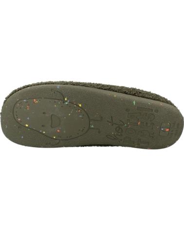 HOT POTATOES ZAPATILLAS HOGAR HOMBRE MODELO ANTWERP COLOR VERDE KAKI