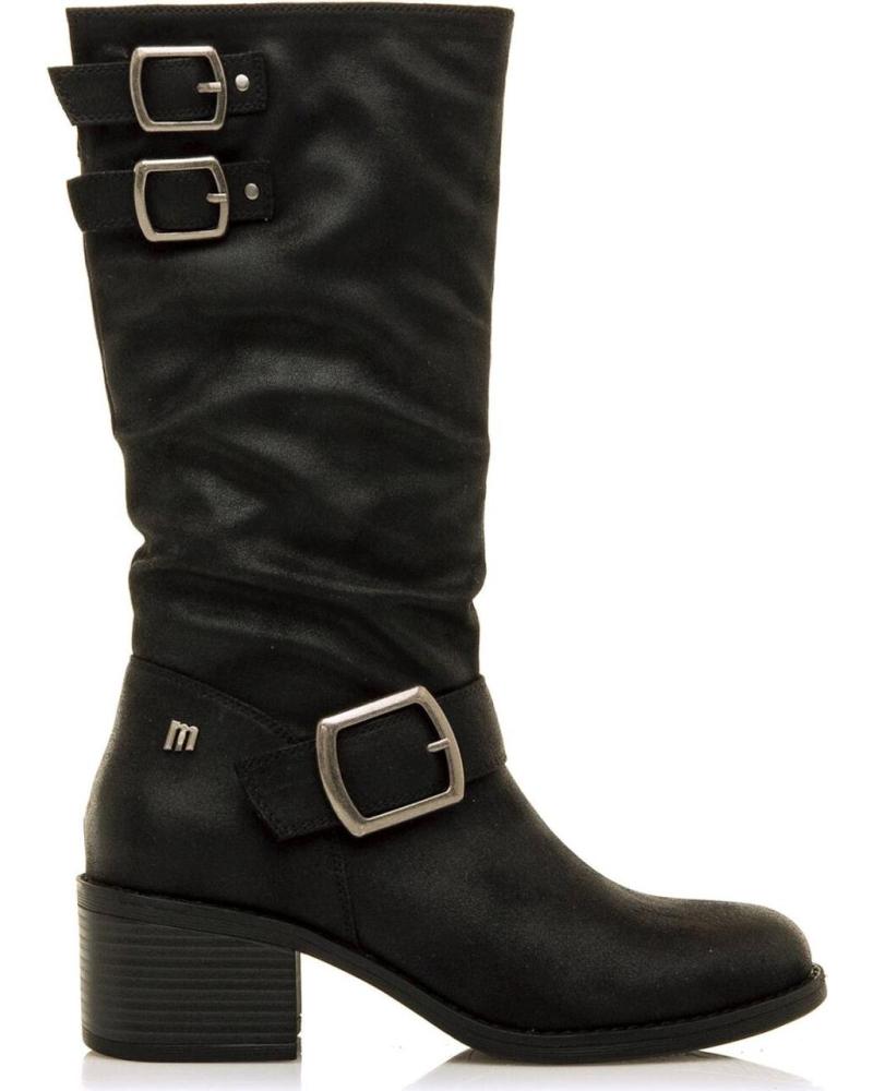 STIVALI MTNG 54663 NERI CON FIBBIE DECORATIVE NEGRO