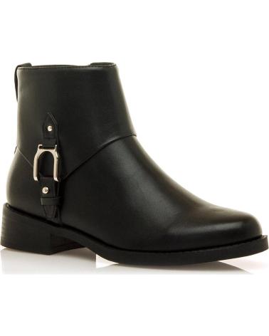 BOTA CHELSEA MARIA MARE 63611 NEGRA CON HEBILLA DECORATIVA NEGRO