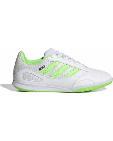 ADIDAS ZAPATILLAS NINO SUPER SALA III J FTWWHT-LIMBUR-CBLACK JR5402 32 EU