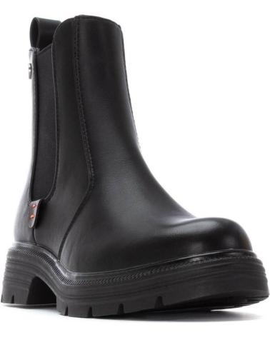 BOTÍN CHELSEA MOTORISTA REFRESH 173026 NEGRO CON SUELA TRACK NEGRO